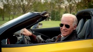 Joe Biden Rips Off A Burnout With Jay Leno In His 1967 Corvette Stingray