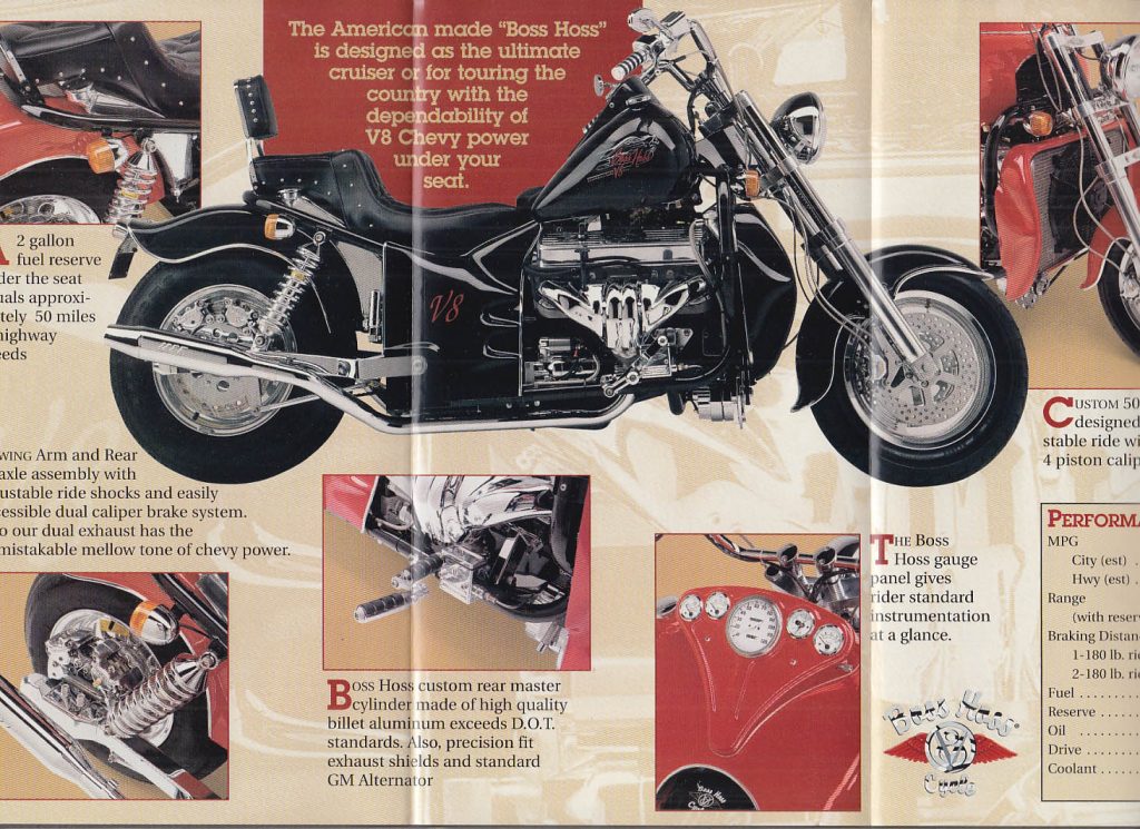 The Unbelievably Enormous V8 Bikes of Boss Hoss