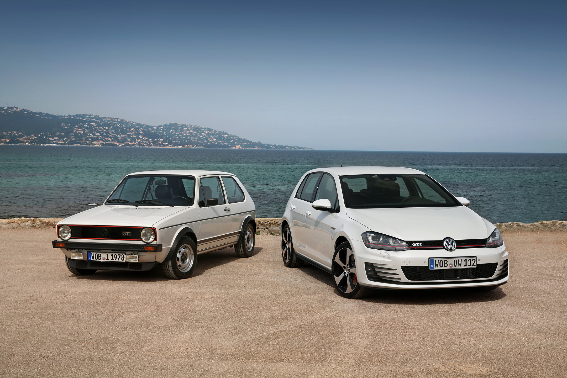 Old and new versions of the Golf  Photo: VWvortex