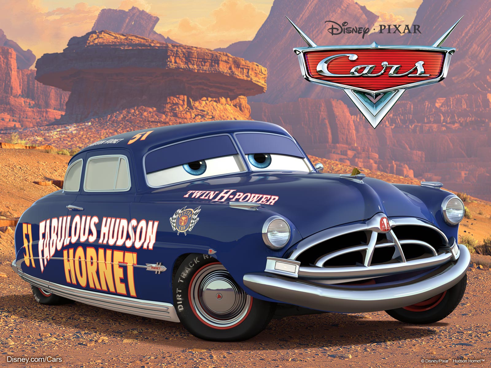 Cars Tribute to the Fabulous Hudson Hornet PHOTO: Pixar wiki