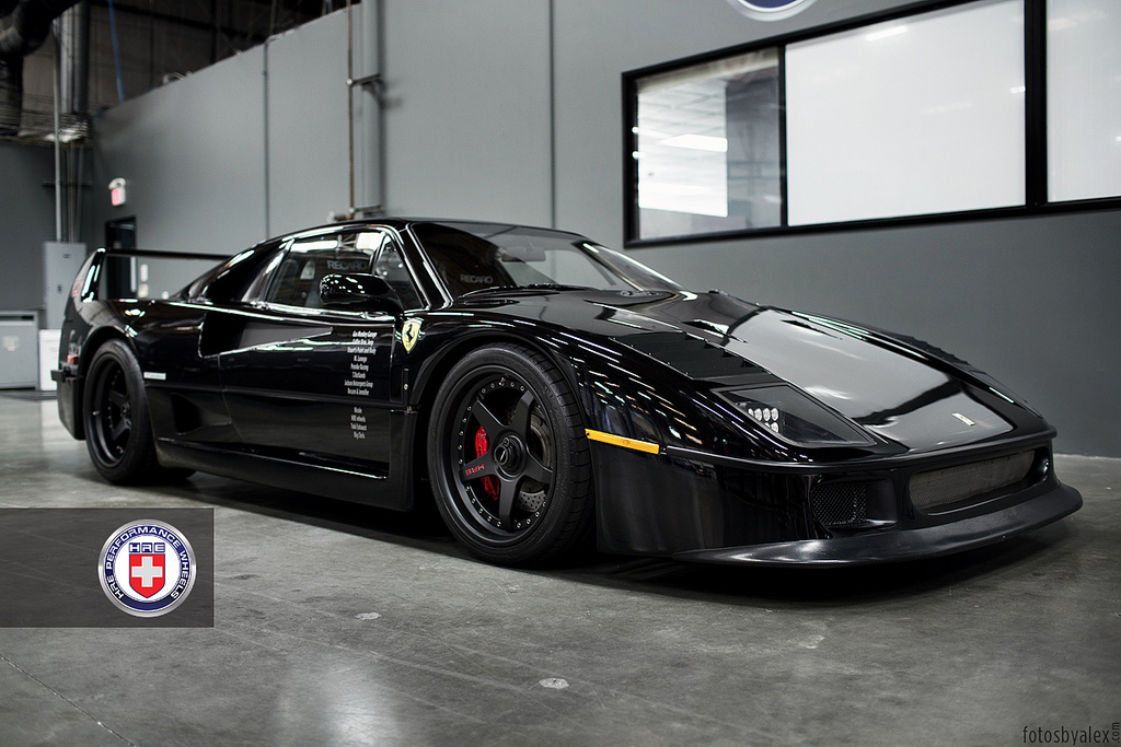 THe F40 that was brought back to life after a major wreck by the guys at Gas Monkey Garage. Photo:dvdrwinfo 