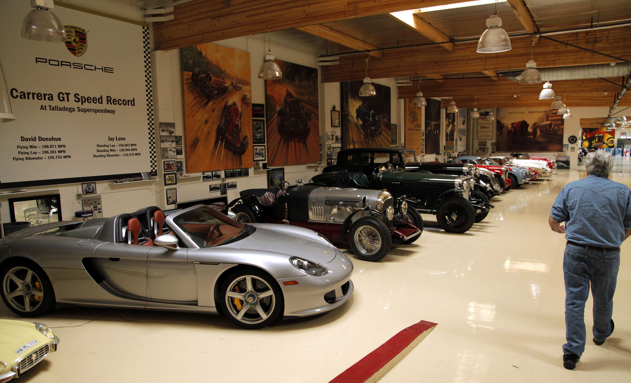 Leno's Garage, at least part of it. Photo: latimes