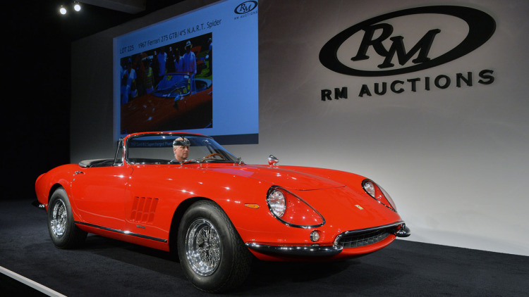 1967 Ferrari 275 GTB/4 NART Spyder Photo: autoblog