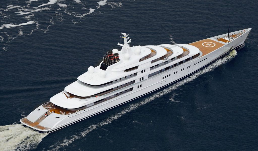 super yachts owned by celebrities